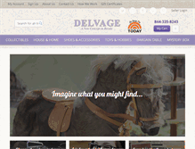 Tablet Screenshot of delvage.com